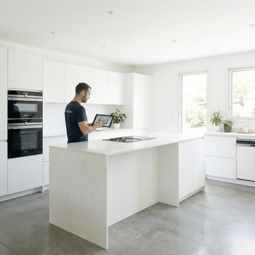 Cuisine moderne épurée