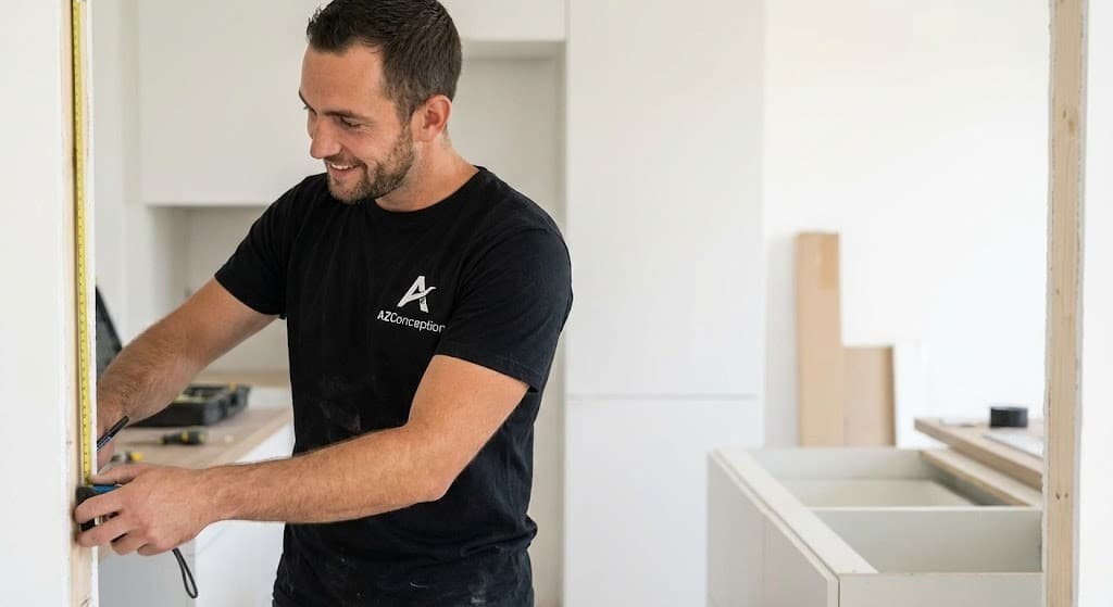 Cuisine terminée avec finitions parfaites